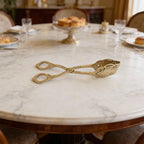 Grand Gilded Pastry Tong