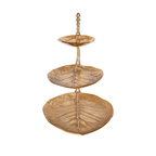Triple Leaf Tier Platter
