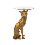 Panther Leopard Side Table