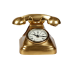 Rotary Retro Phone Table Clock