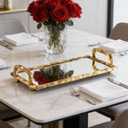 Glass & Metal Prestige Tray