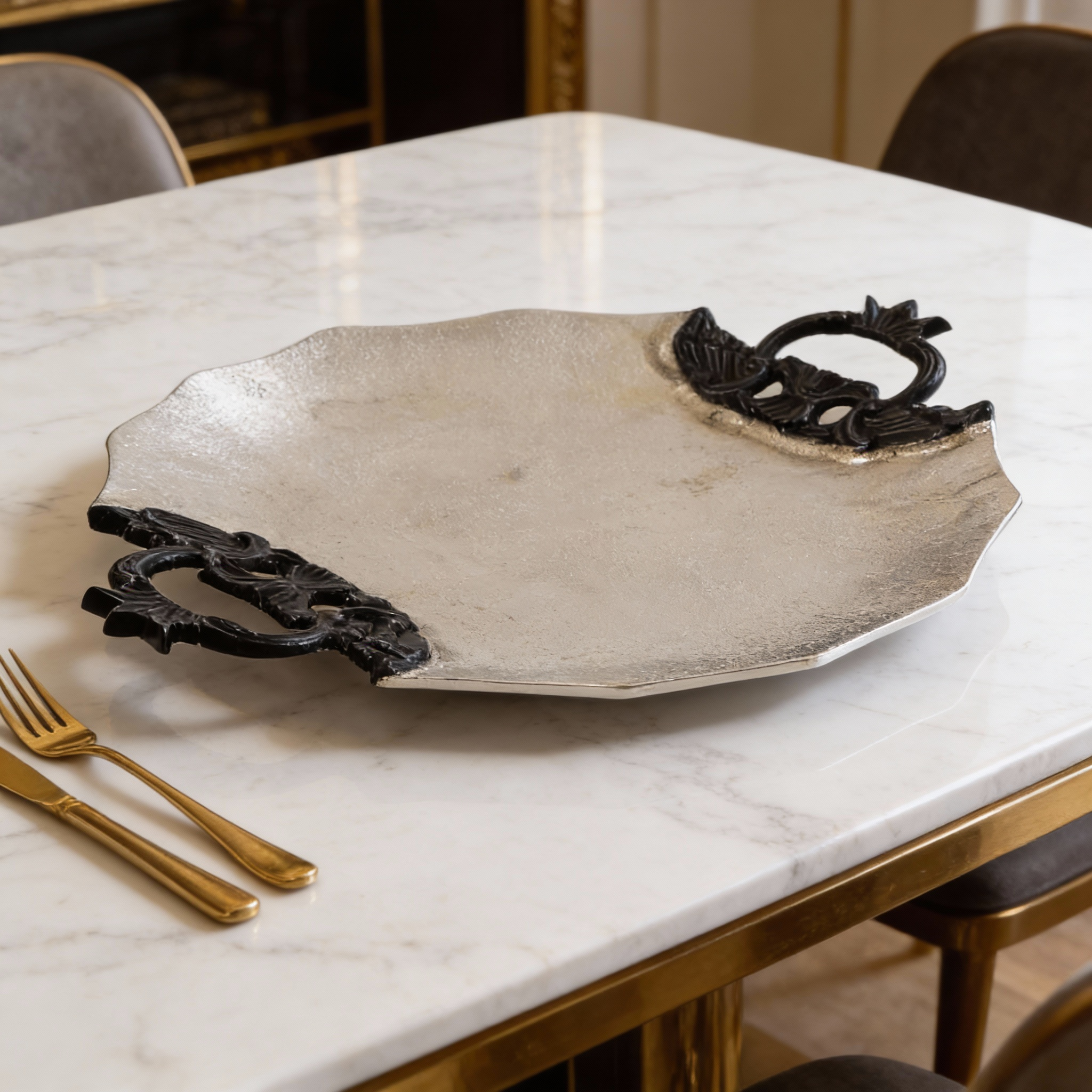 Artisan Sculptural Serving Tray