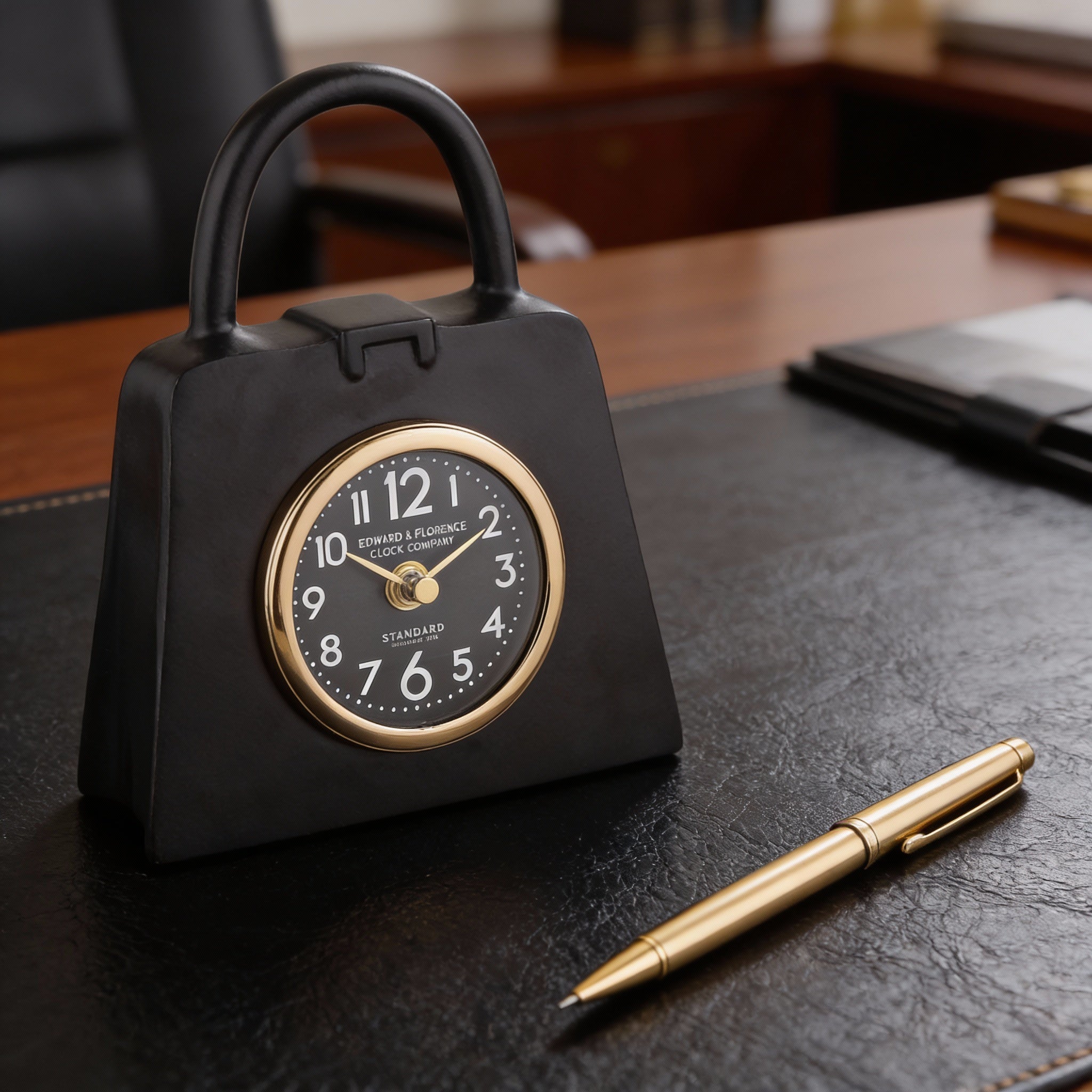 Satchel Table Clock