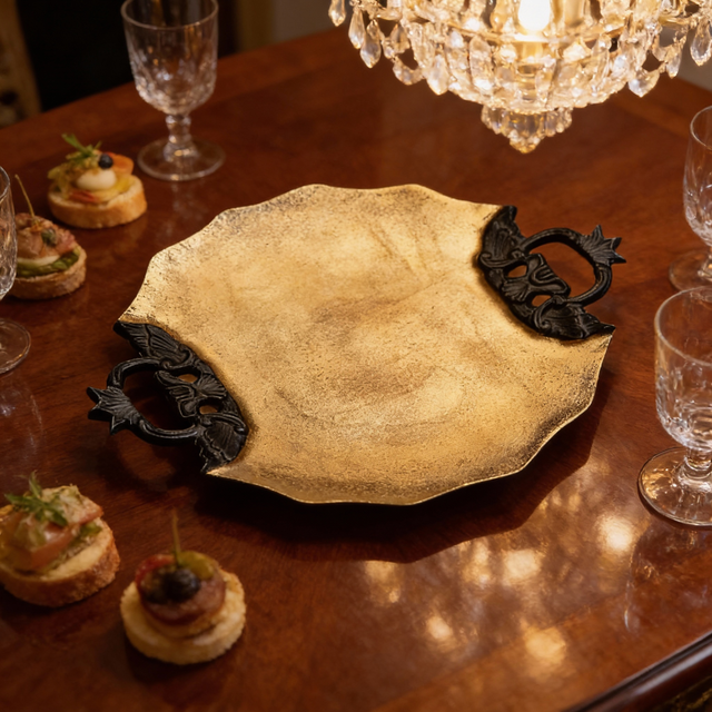 Artisan Sculptural Serving Tray