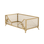 Doree Metal-Trim Napkin Box