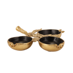 Trio Compartment Serving Platter