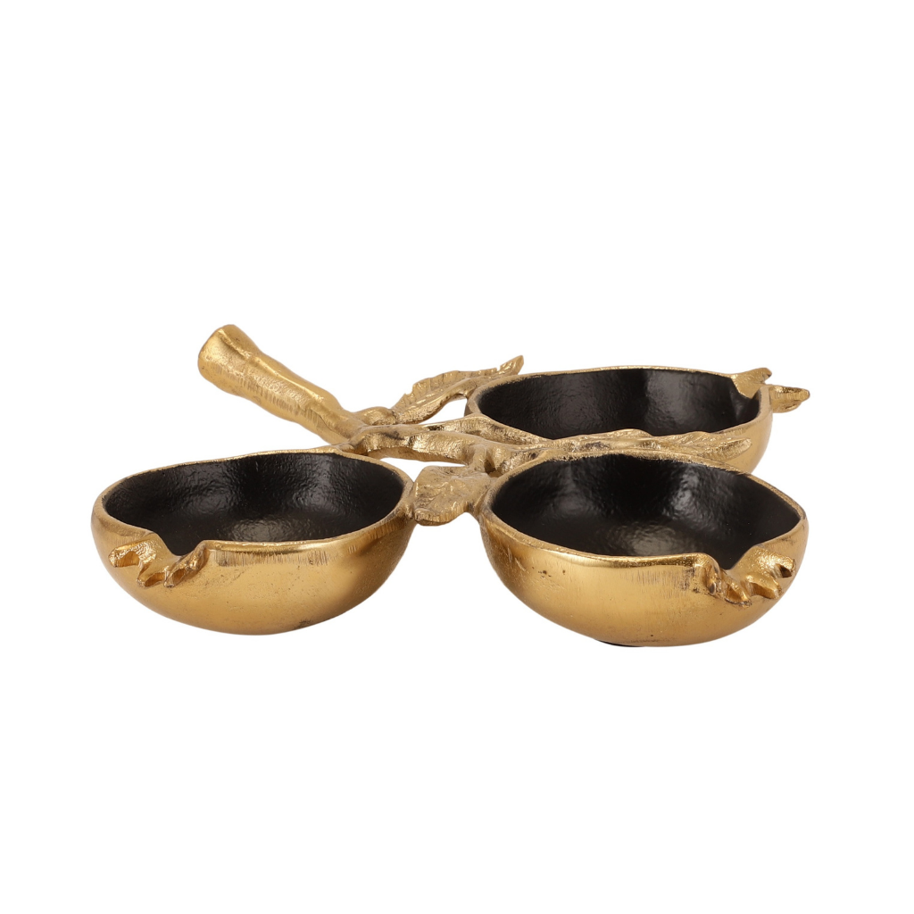 Trio Compartment Serving Platter