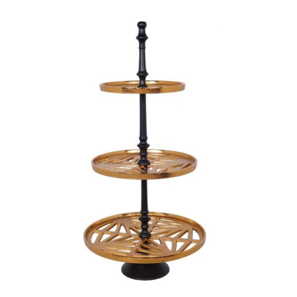 Noir Triple Tier Cake Stand