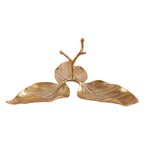Golden Leaf Serving Platter
