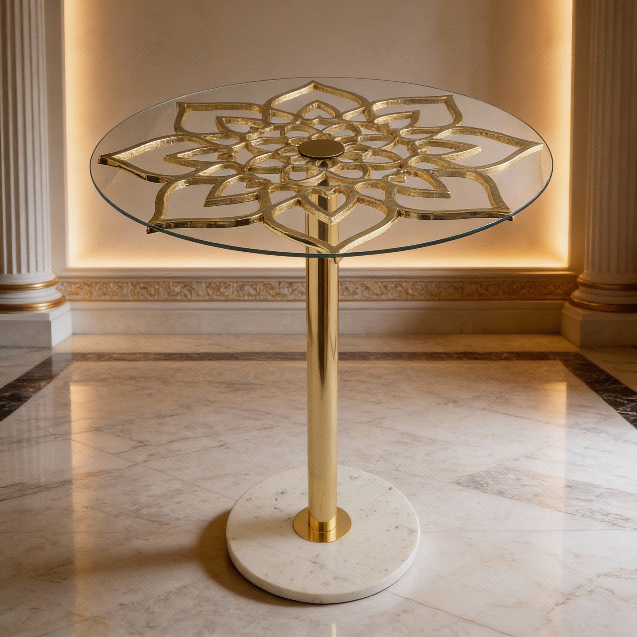 Forge Metal Accent Table