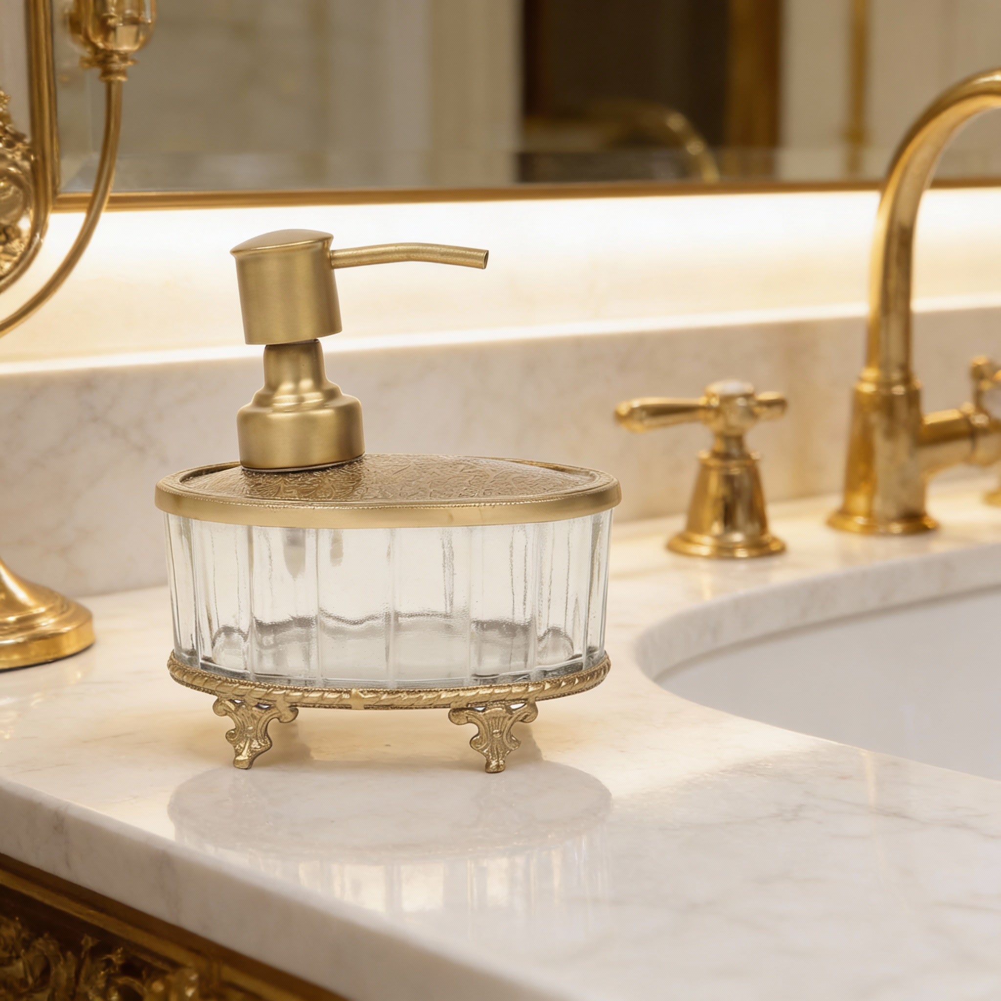 Gold Dome Soap Dispenser