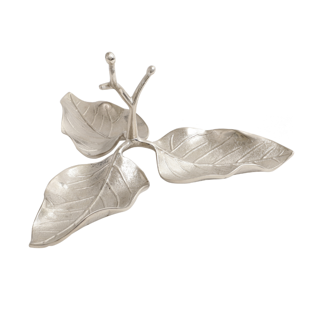 Golden Leaf Serving Platter