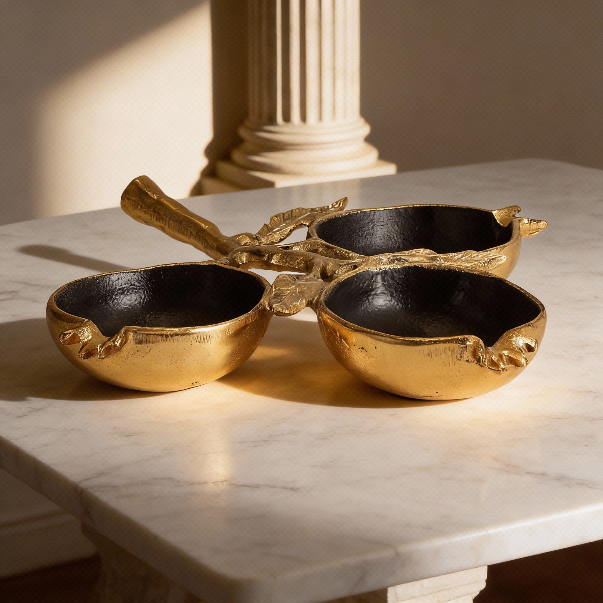 Trio Compartment Serving Platter