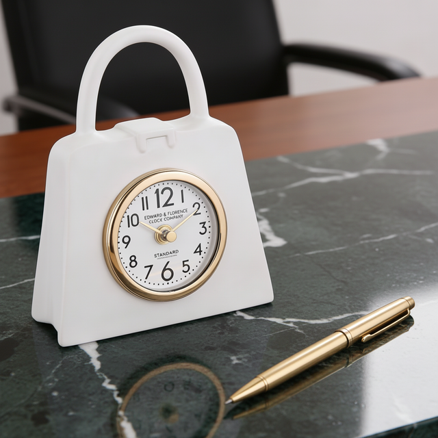 Satchel Table Clock