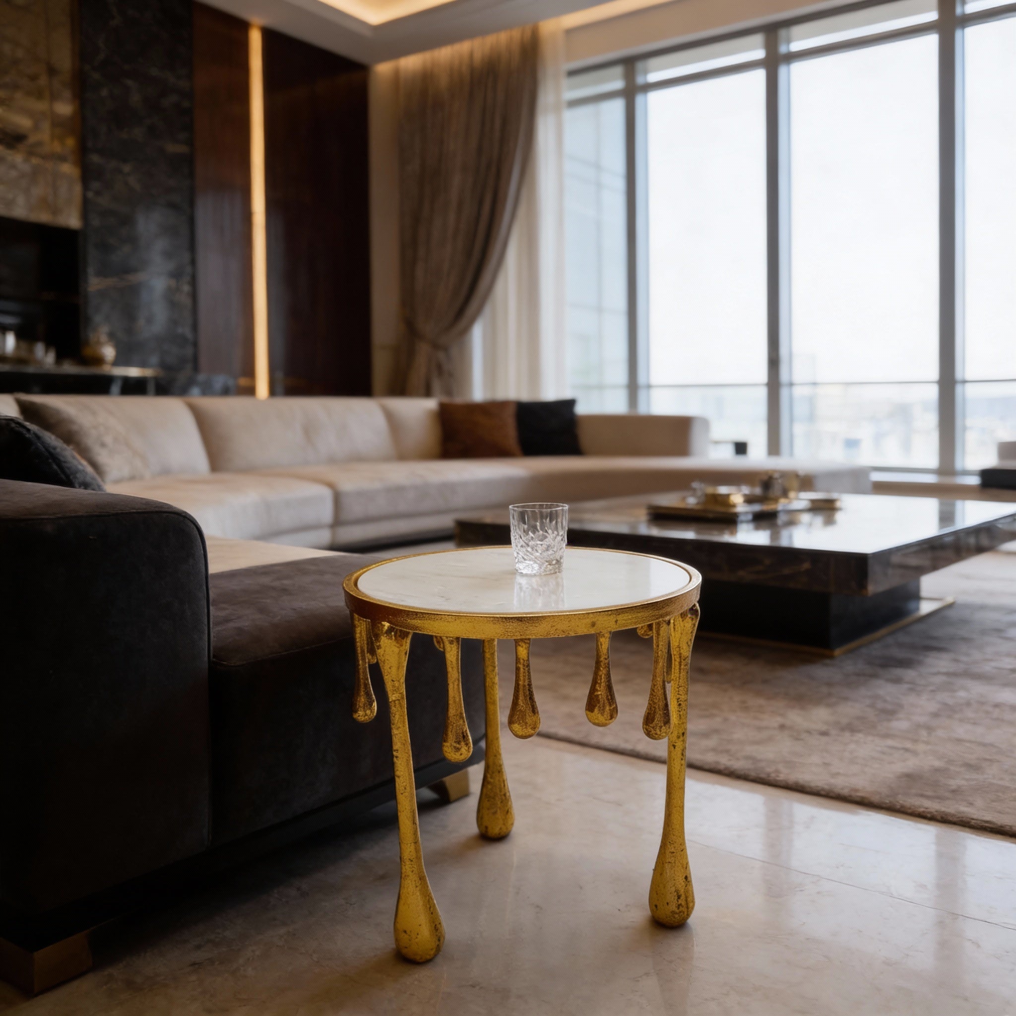 Cascade Drip Side Table