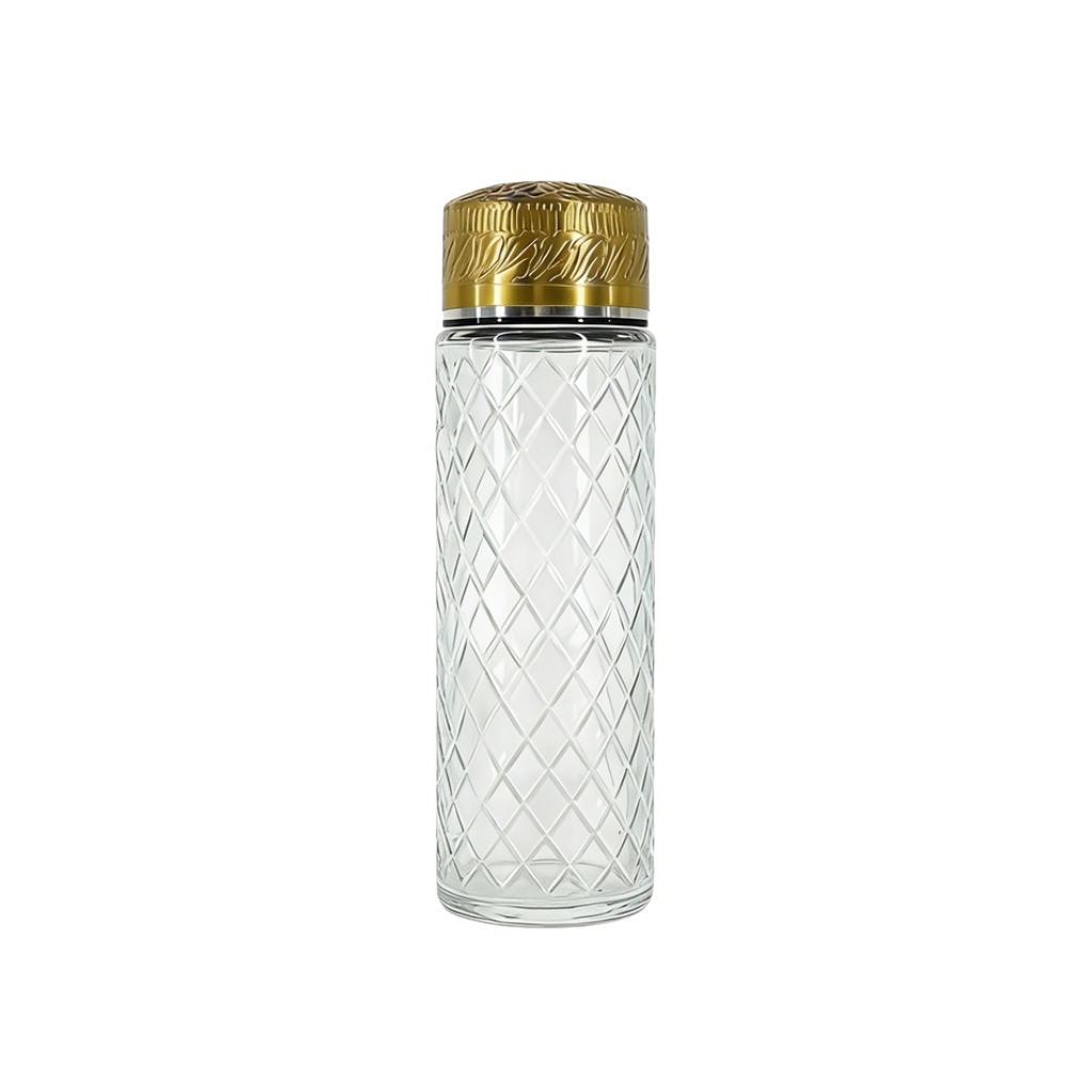 Alchemist Brass-Lid Decorative Bottle