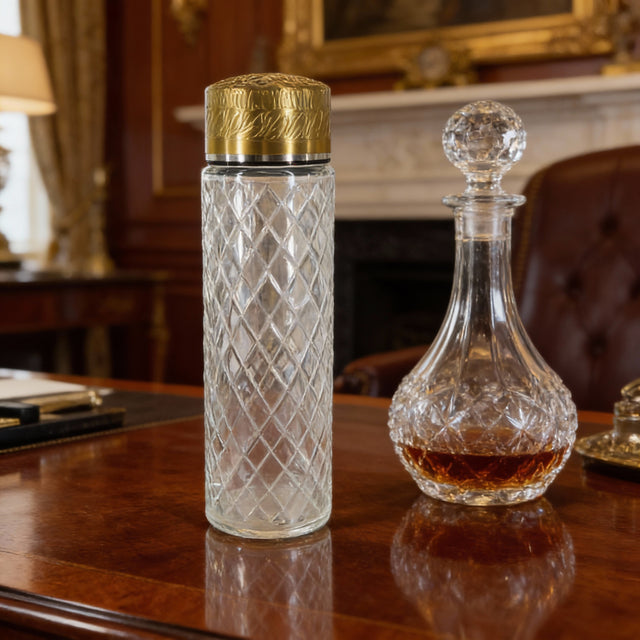 Alchemist Brass-Lid Decorative Bottle