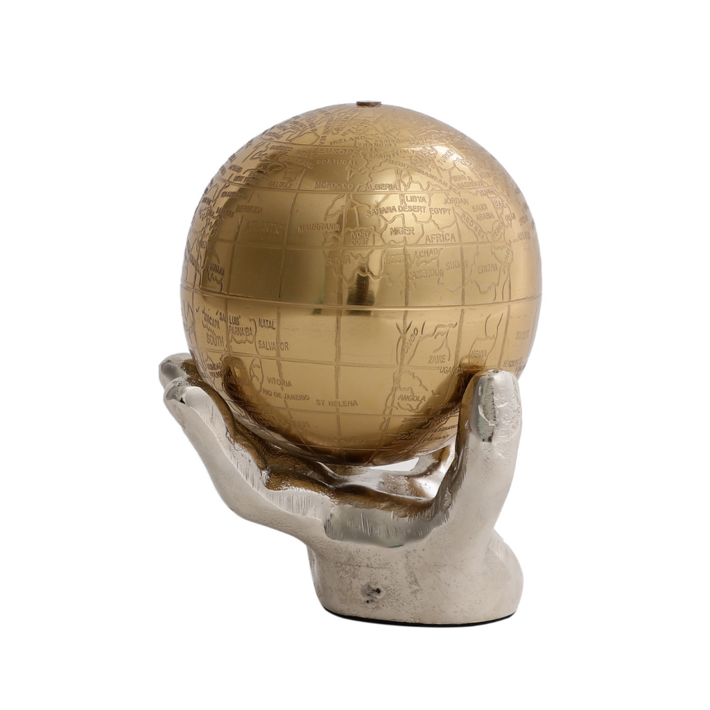 Orbis Globe Decorative Sculpture
