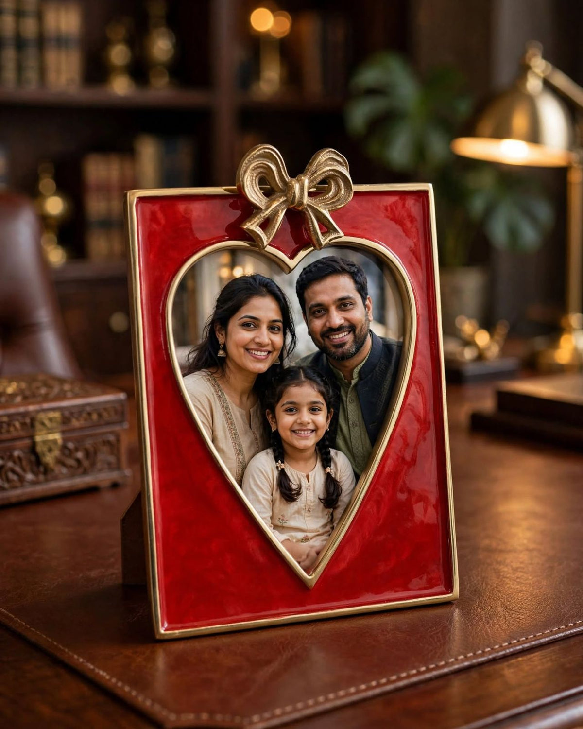 The Bow Heart Photo Frame