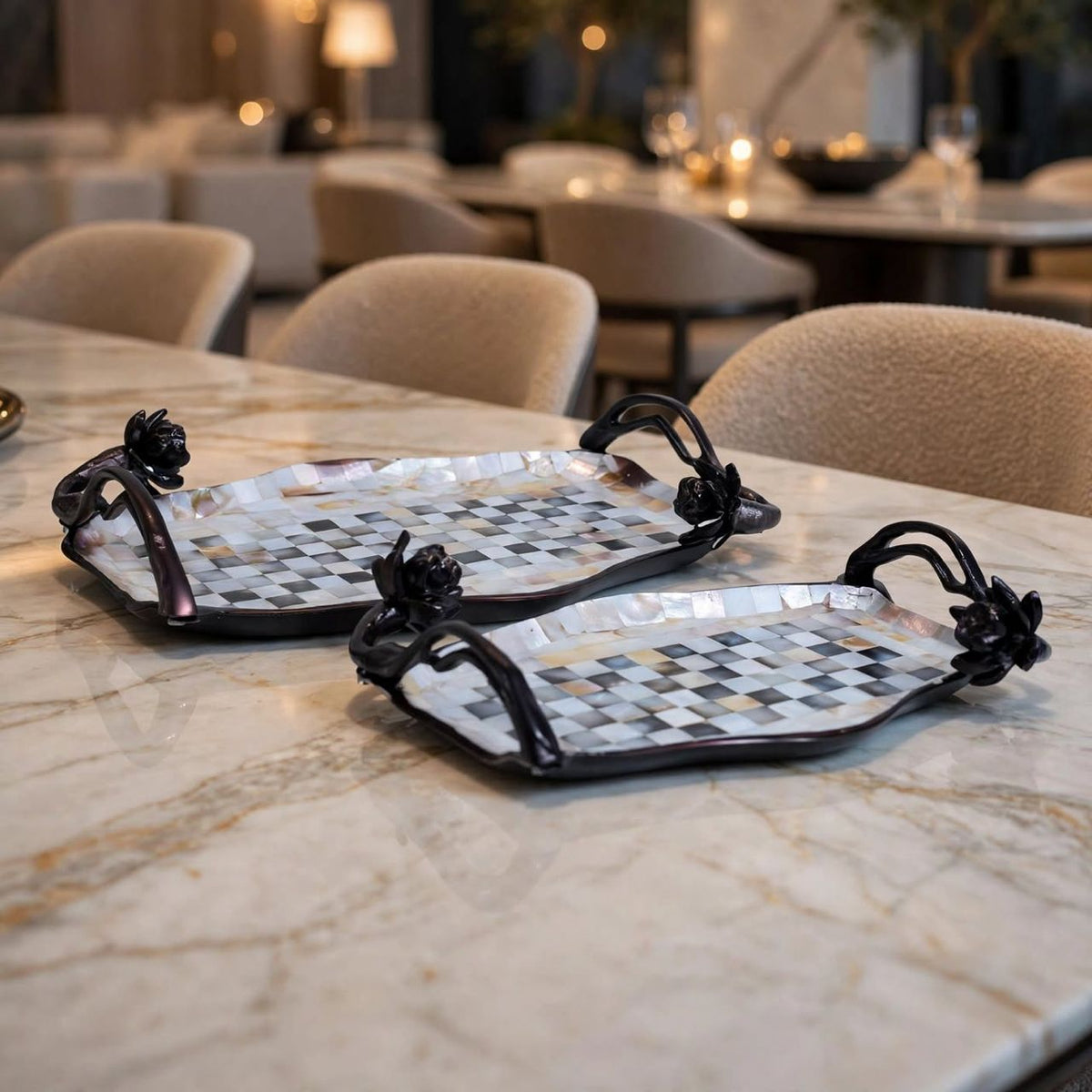The Checkered M.O.P Tray
