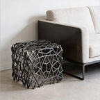 Matrix Sculpted Accent Stool