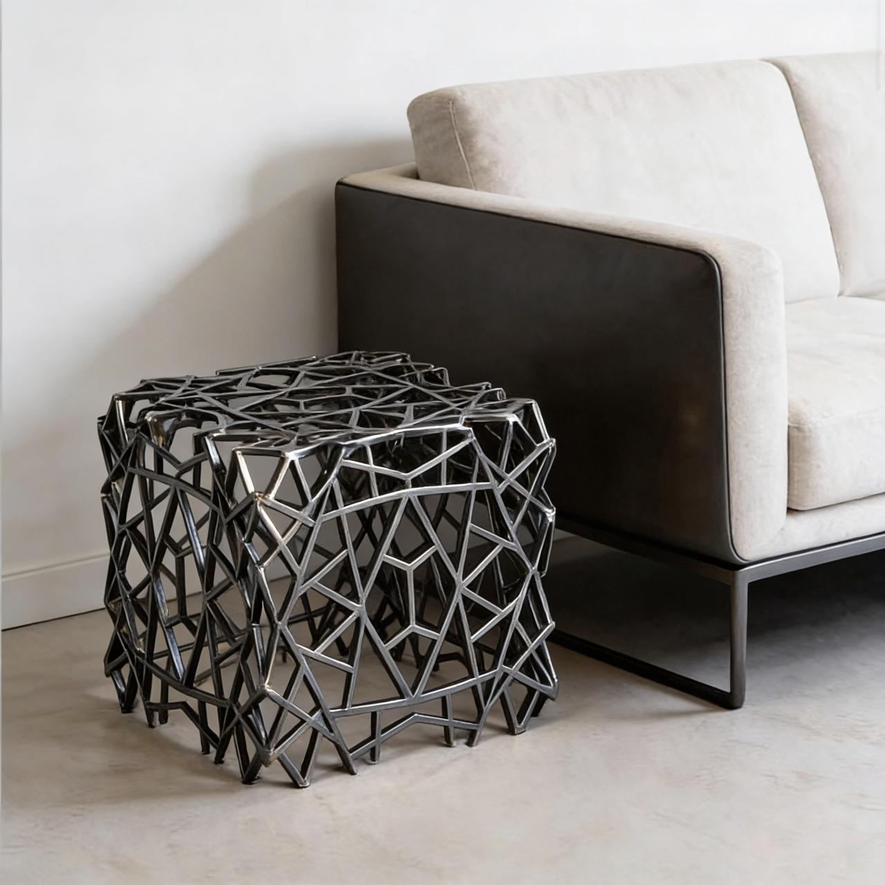 Matrix Sculpted Accent Stool