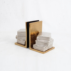 Cartouche Art Bookend