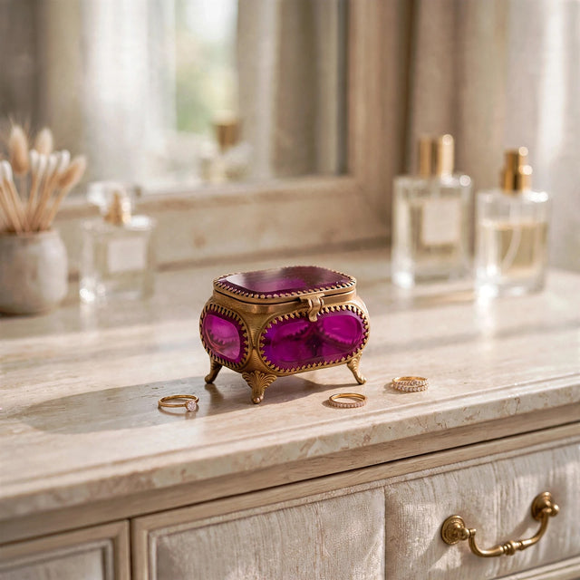 Amethyst Regalia Jewellery Box