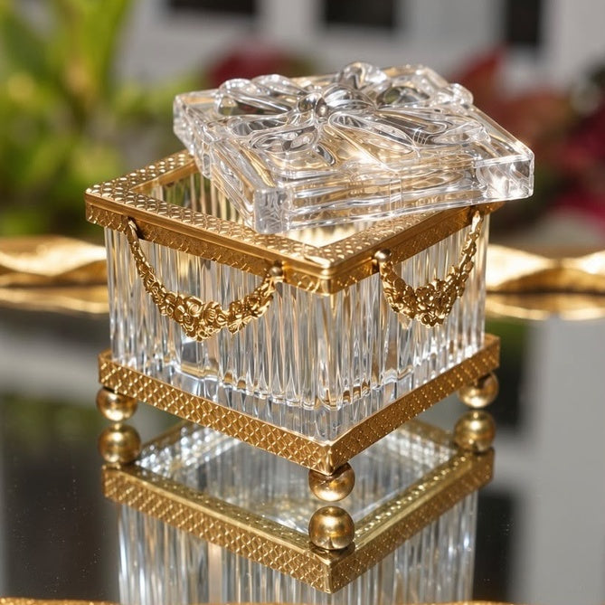 Crystal Glass Accent Box
