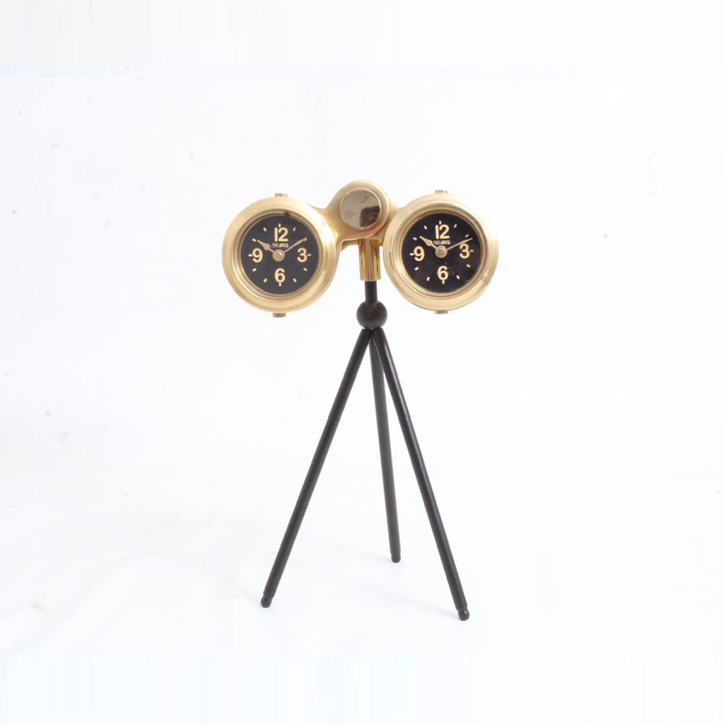Voyageur Binoculars Table Clock