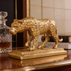 Panther Royale Leopard Sculpture