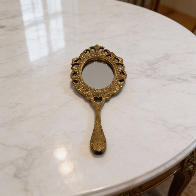Boudoir Oval Hand Mirror
