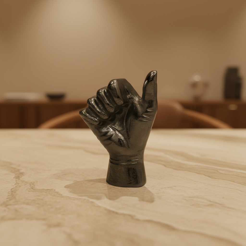 Triumph Thumb Accent Sculpture