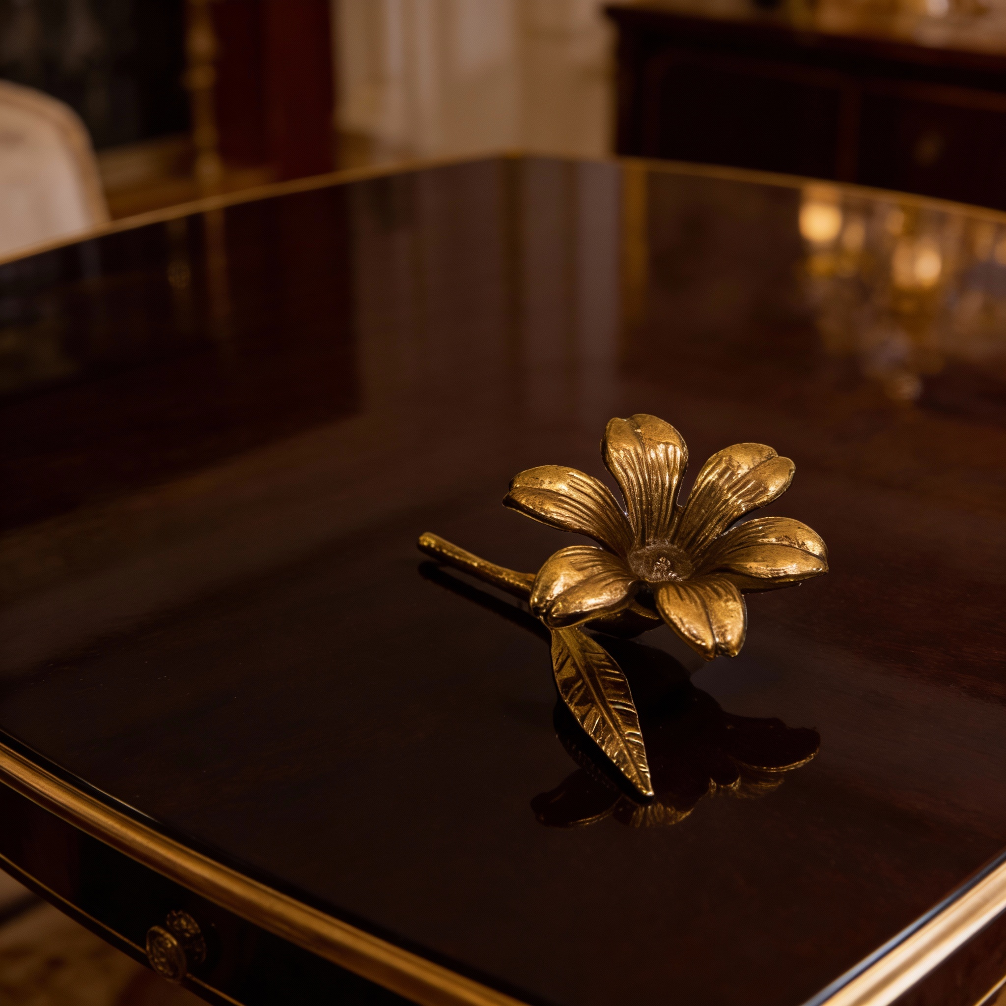 Fleur Metal Paper Holder